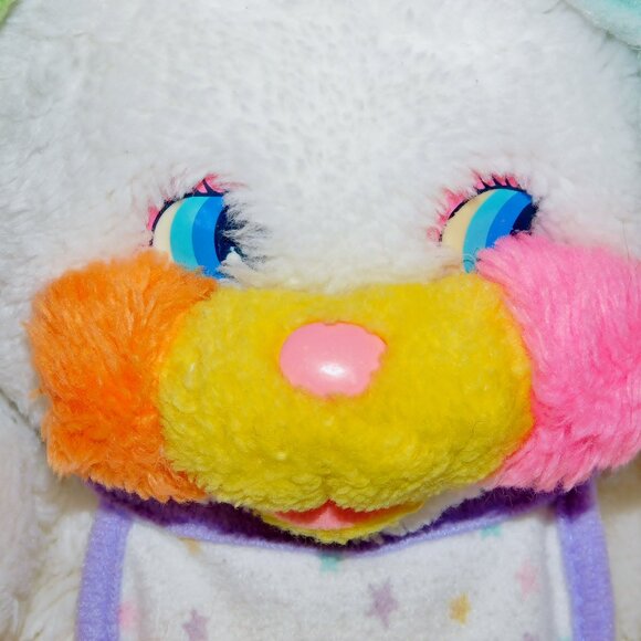 Vintage 1986 Mattel Popples TCFC 11" Baby Bibsy Popple Plush Doll - Picture 2 of 13